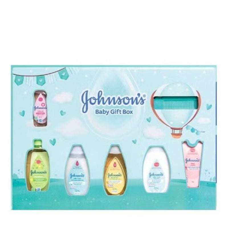 Johnson's Baby Gift Set for Children (Oil + Shampoo + Lotion + Cream + Cologne) - Image 2